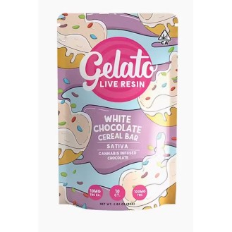Gelato | L R White Chocolate With Cereal Bar | Sativa - 100mg