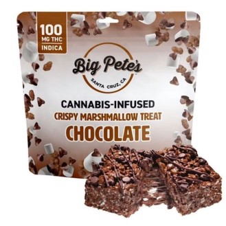 Big Pete's | Chocolate | Crispy Marshmallow Treat | Indica 100MG