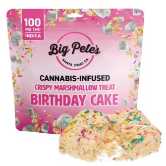Big Pete's | Birthday Cake | Crispy Marshmallow Treat | Indica -- 100 mg