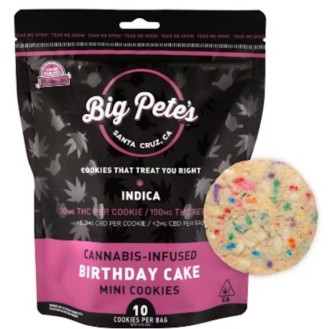 Big Pete's | Pack of 10 | Chocolate Chip | Indica | 100 MG