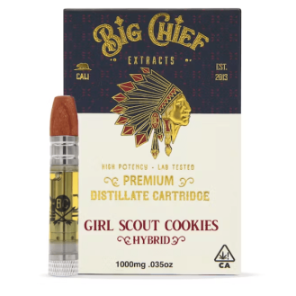 Big Chief THC Cartridge 1G - Girl Scout Cookies