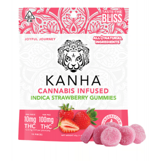 KANHA- THC - Classic Indica Strawberry 100mg (10 mg/ each)