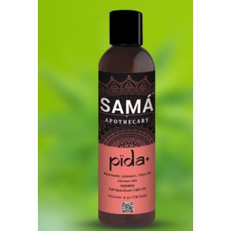 Samá Pida+ Ayurvedic Liniment | Pain Oil with 5000MG CBD (4 Oz)