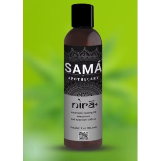 Samá Nira+ Ayurvedic Healing Oil with 1500MG CBD (4 Oz)