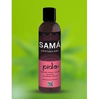 Samá Pida+ Ayurvedic Liniment | Pain Oil with 1500MG CBD (4 Oz)