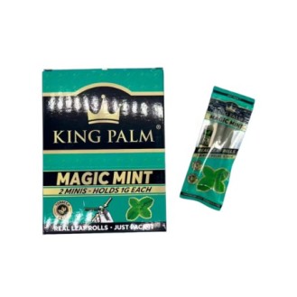 King Palm | Flavoured Rolls | Magic Mint | 2 x MINI Rolls Per Pack | 1 x Single Pack