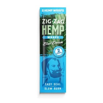 Zig Zag Hemp Wraps | BLUE DREAM | 2 Wraps/Pack