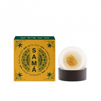 SAMA™ Live Rosin Cold Cure Jar HYBRID / GUSHERZ 1 g Jar