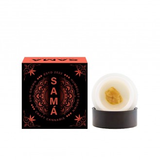 SAMA™ Live Rosin Cold Cure Jar HYBRID / GG4 (ORIGINAL GLUE) - 1g Jar