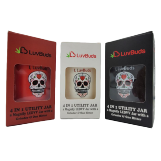 "I, LuvBuds" 4 in 1 LED Stash Jars