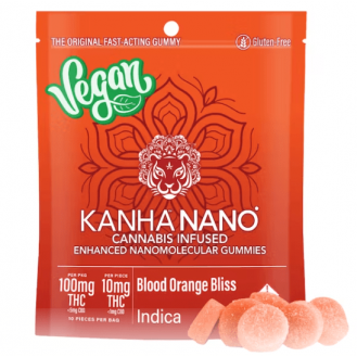 KANHA- THC - NANO Indica Vegan Blood Orange Bliss 100mg (10 mg/each)